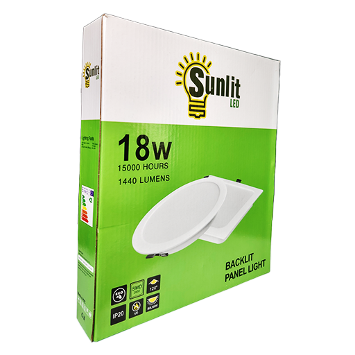 Back Lit Panel Light 18W