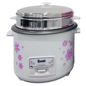 Sunlit Cylinder Rice Cooker – 2.8 L, 1000 W